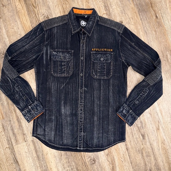 Affliction • Despise Washed Stretch Shirt - Picture 4 of 11